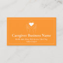 Search for private caregiver business cards Home health care