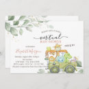 Search for animal train baby shower invitations Gender neutral