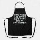 Search for alone aprons Humour