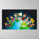 Search for childrens world map posters Earth