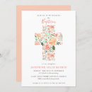 Search for peach christening invitations Modern