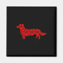 Search for dachshund magnets Valentine