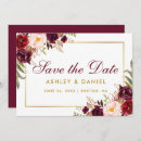 Search for gold floral save the dates Rustic