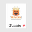 Search for political parody stickers Halloween pumpkin