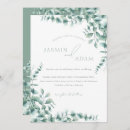 Search for leaves wedding invitations Greenery