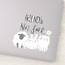 Search for friends not food stickers Vegan