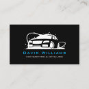 Search for auto detailing business cards Modern