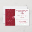 Search for crimson and white wedding invitations Floral