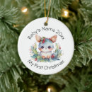 Search for bunny baby christmas tree decorations My first christmas