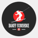 Search for funny skier stickers Mountains