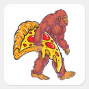 Search for funny square stickers Pizza