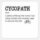 Search for funny cycling stickers Cycopath
