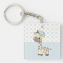 Search for giraffe square key rings Cartoon