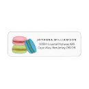 Search for french macaron return address labels Macaroons
