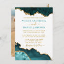 Search for teal and gold invitations Gemstone