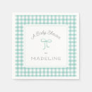 Search for green and white checkered napkins Classic