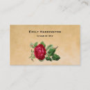 Search for red rose business cards Floral