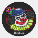 Search for clown faces stickers Creepy
