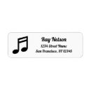 Search for music notes labels Singer