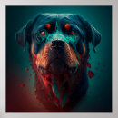 Search for rottweiler paintings posters Black