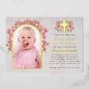 Search for first birthday christening invitations Floral