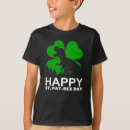 Search for irish boys tshirts Clover