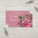 Search for dahlia flower business cards Blossom