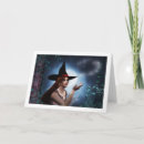 Search for magic halloween cards Witch