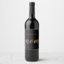 Search for mom wine labels Minimalist