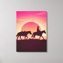 Search for western cowboy art Sunset