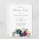 Search for burgundy christmas invitations White