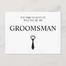 Search for time to suit up Be my groomsman