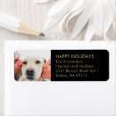 Search for picture return address labels Black