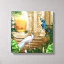 Search for golden canvas prints White