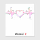 Search for heart beats stickers Ekg