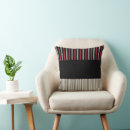 Search for red grey and black cushions Striped