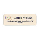 Search for stripes return address labels Patriotic