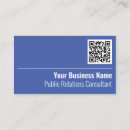 Search for public relations business cards Qr code
