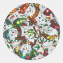 Search for funny snowman cartoon stickers Snowmen