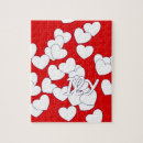 Search for i love you puzzles White