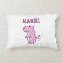Search for pink dinosaur cushions T rex