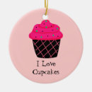 Search for cupcake christmas tree decorations Pink