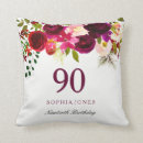 Search for 90th birthday cushions Floral