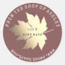 Search for leaf logo stickers Gold