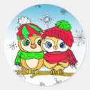 Search for cute owl stickers Snowflakes
