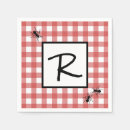 Search for red and white gingham napkins Patriotic