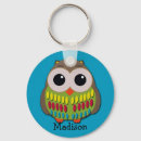 Search for red owl key rings Blue