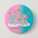 Search for cute elephant badges Mummy to be
