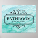 Search for blue bathroom art Vintage