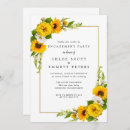 Search for yellow engagement party invitations Botanical